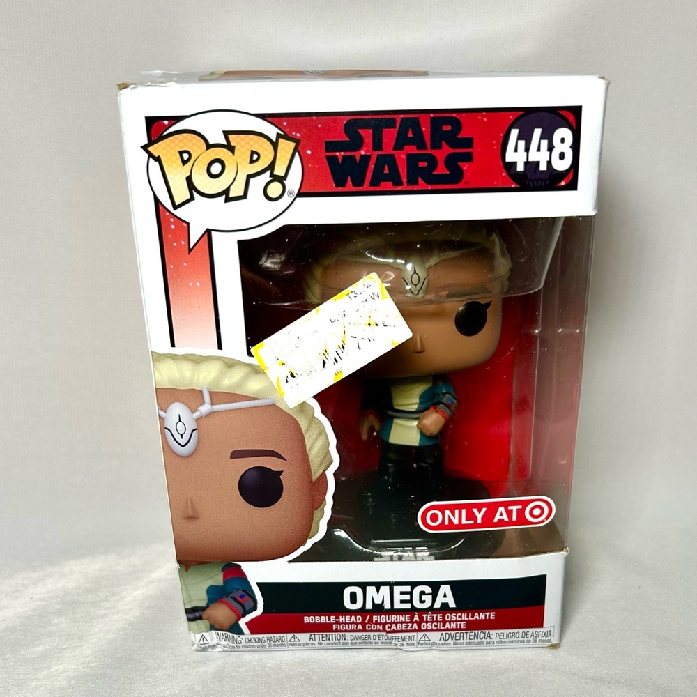 NIB: Funko Pop! Star Wars Target Exclusive,  #448, OMEGA, Bobble-Head.